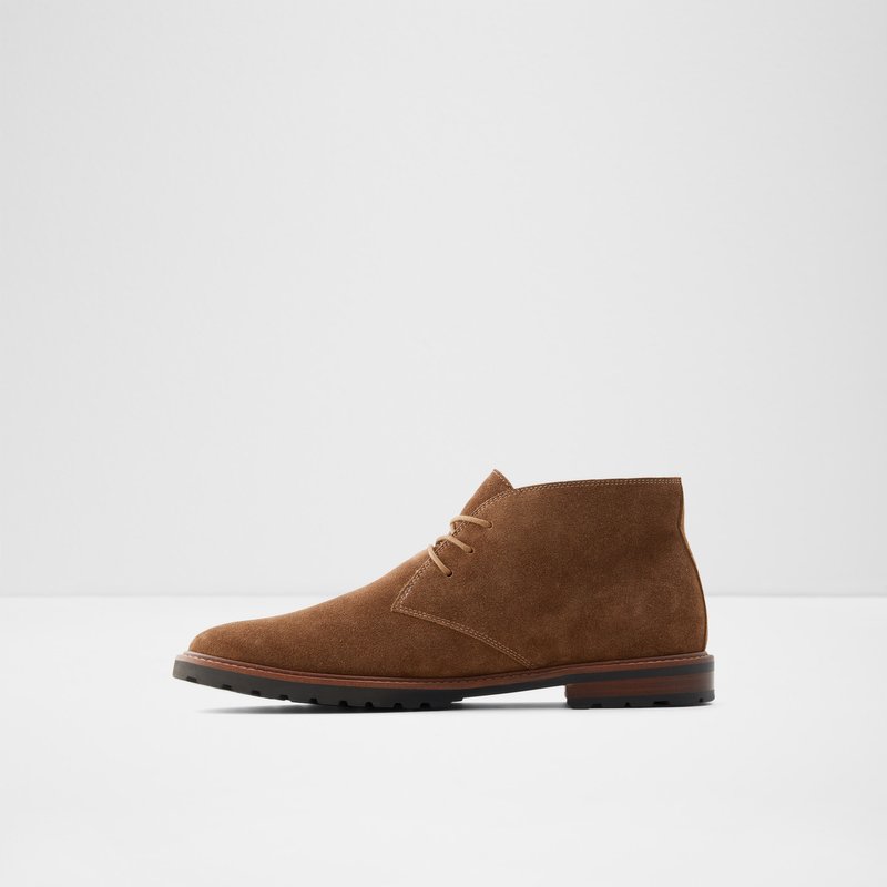 Men's Aldo Malrose Lace Up Boots Brown | 1726-BPGLW