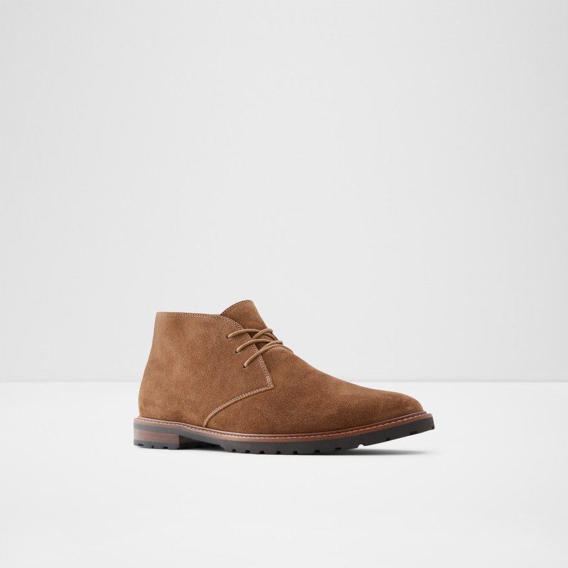 Men's Aldo Malrose Lace Up Boots Brown | 1726-BPGLW