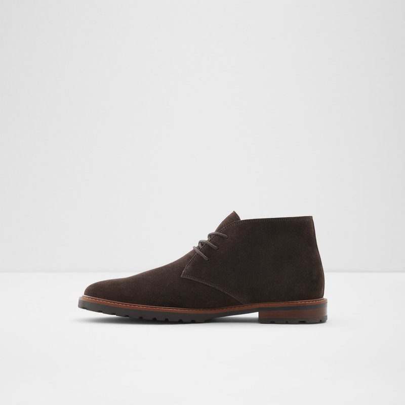 Men's Aldo Malrose Lace Up Boots Brown | 8970-SXKOZ