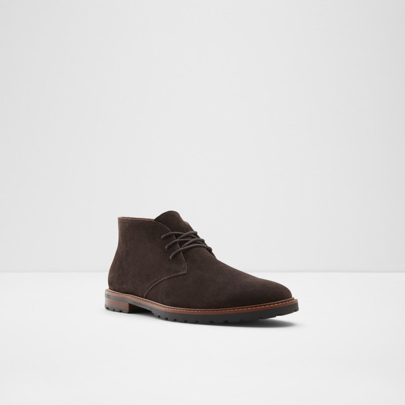 Men's Aldo Malrose Lace Up Boots Brown | 8970-SXKOZ