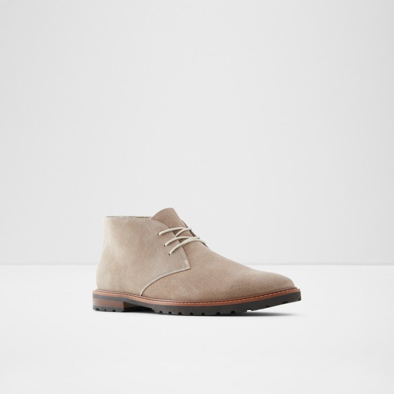 Men's Aldo Malrose Lace Up Boots Dark Beige | 1037-SBRDM