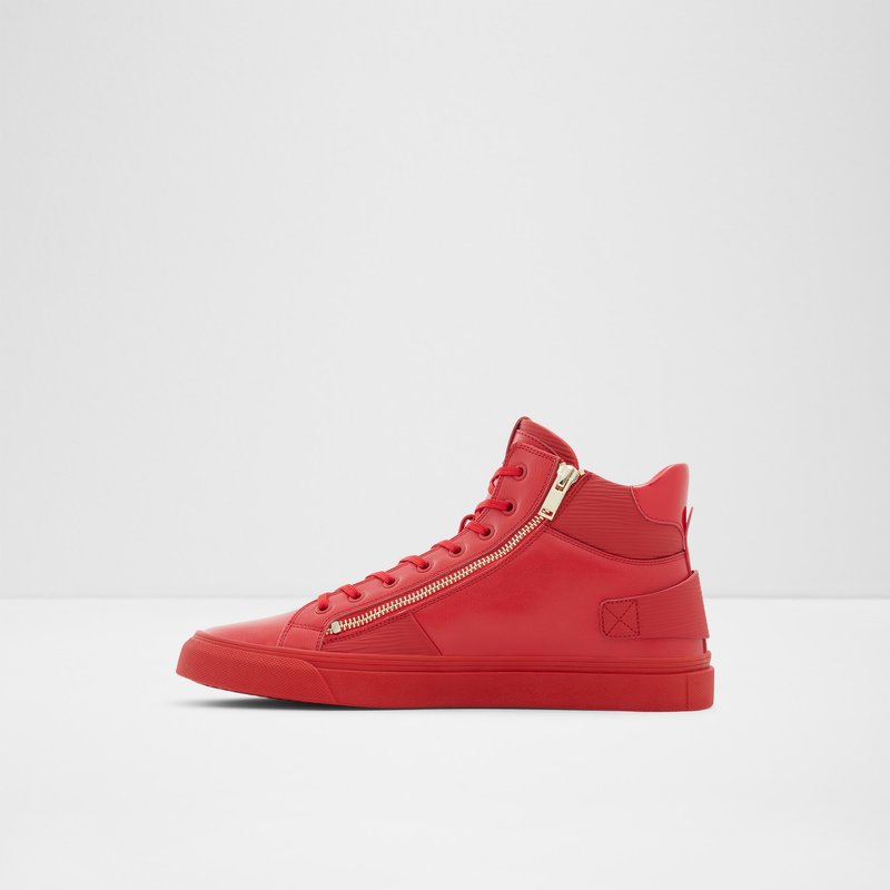 Men's Aldo Masari High Sneakers Red | 3592-XAVZE