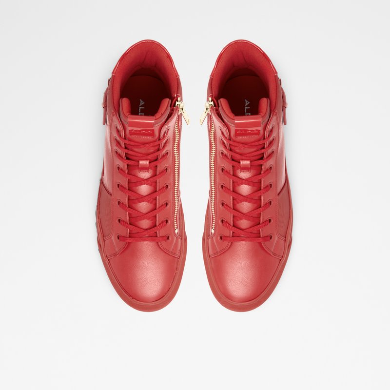 Men's Aldo Masari High Sneakers Red | 3592-XAVZE