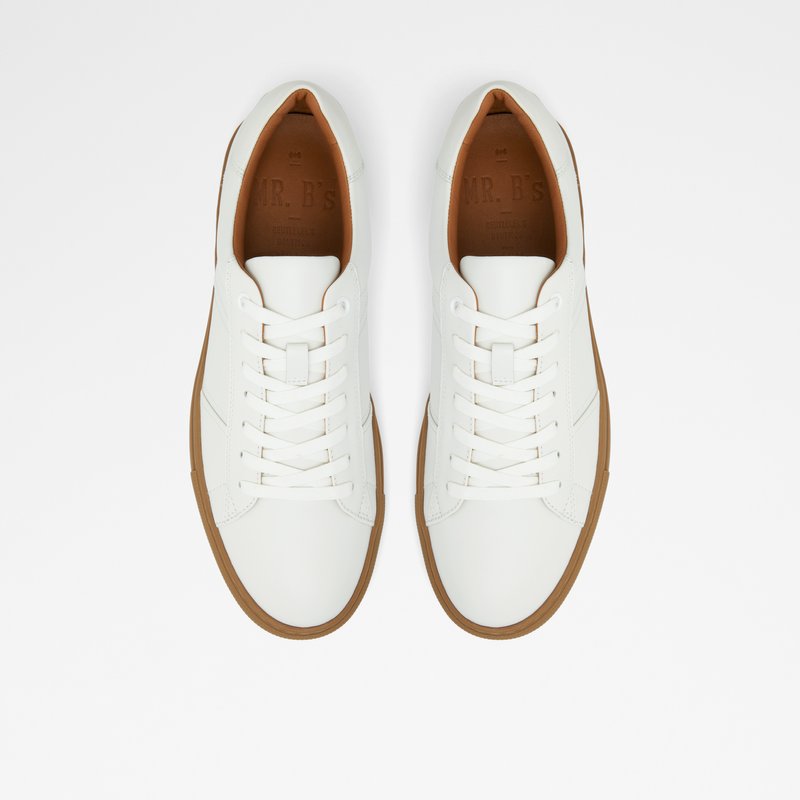 Men's Aldo Meemar Low Sneakers White | 7134-EAPKY