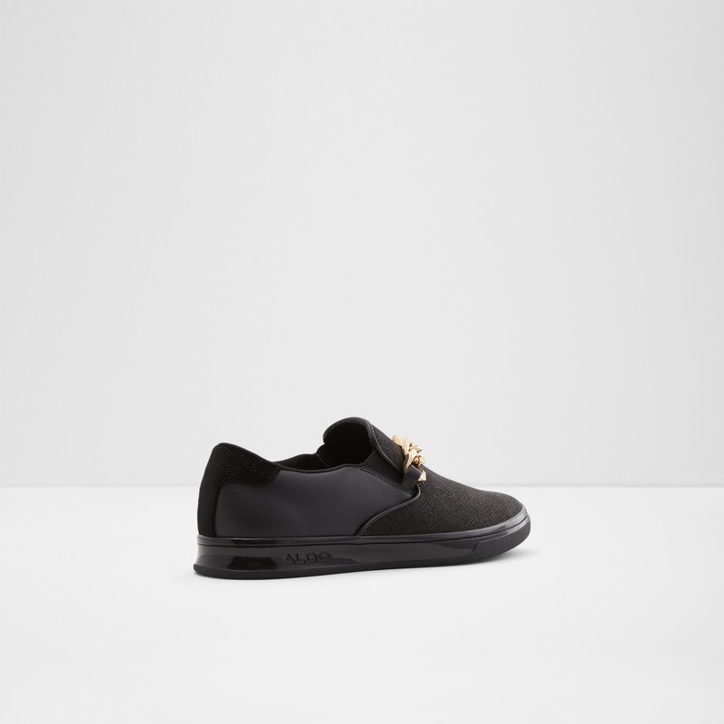 Men's Aldo Millbrook Low Sneakers Black | 1870-ZURVO