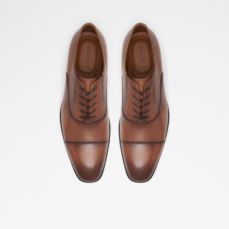 Men's Aldo Miraylle Dress Shoes Brown | 4738-ZQLEN