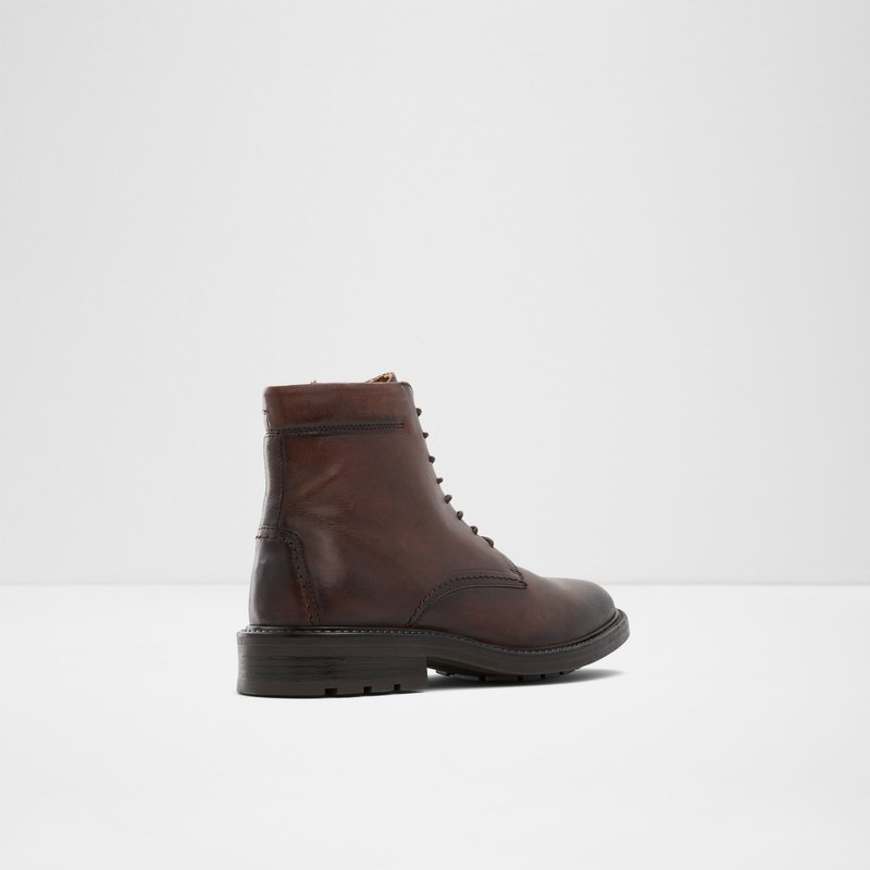 Men's Aldo Mireridien Lace Up Boots Brown | 6483-JRIQZ