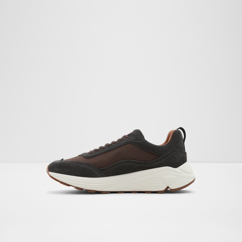 Men's Aldo Mirirathien Low Sneakers Brown | 9428-LGQTB