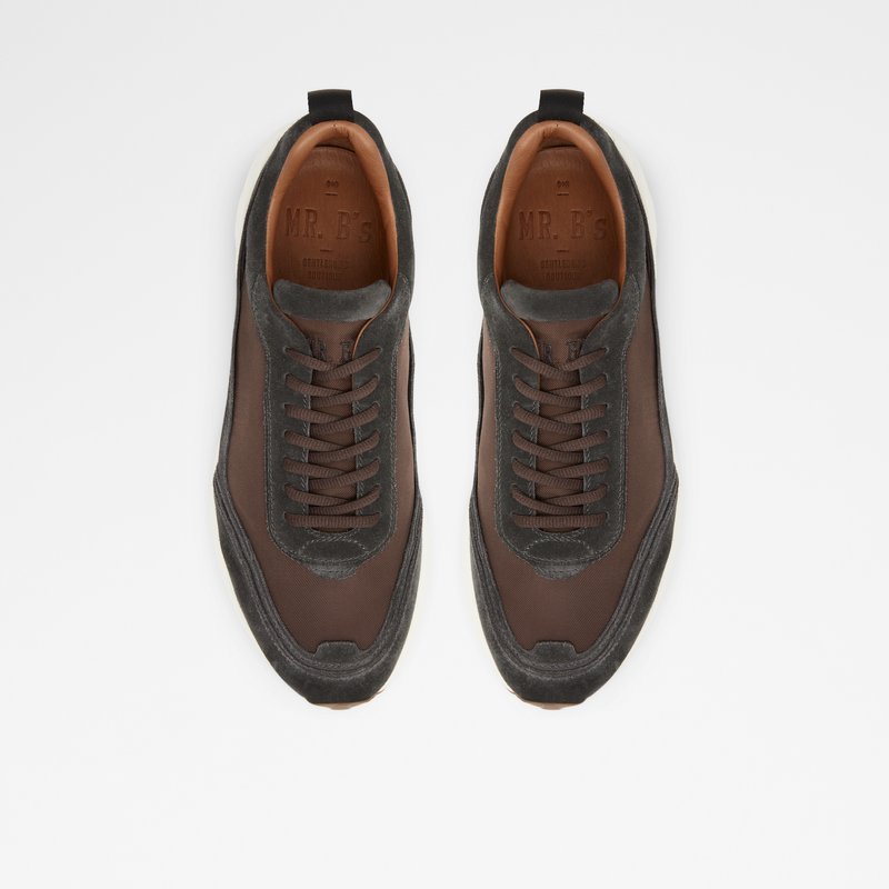 Men's Aldo Mirirathien Low Sneakers Brown | 9428-LGQTB