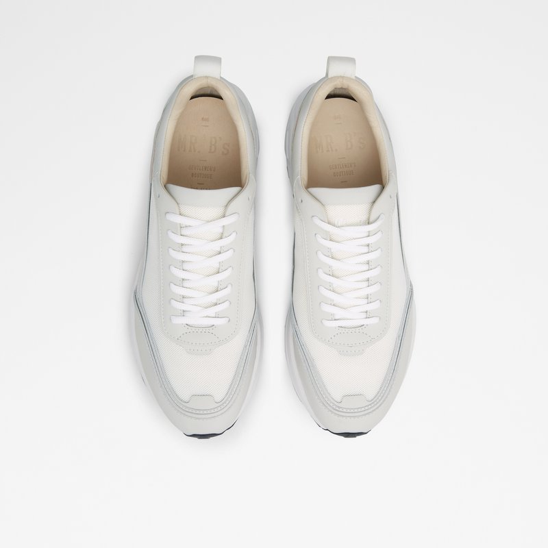 Men's Aldo Mirirathien Low Sneakers White | 0618-VIUZD