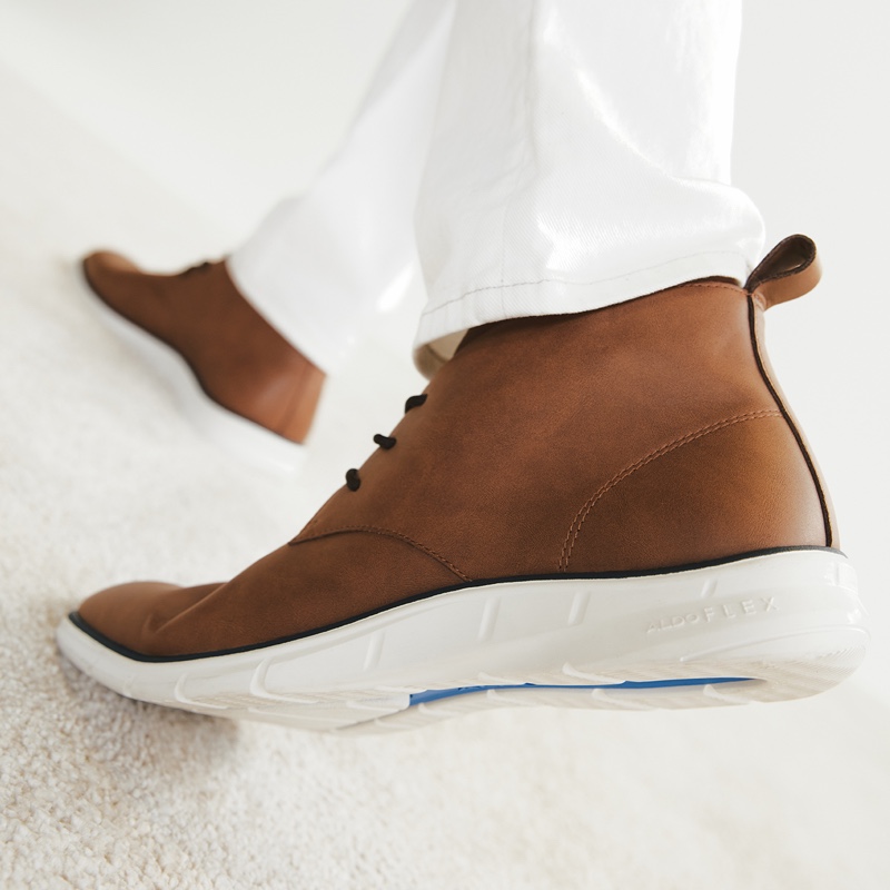 Men's Aldo Namibi Lace Up Boots Brown | 2386-VNXGH