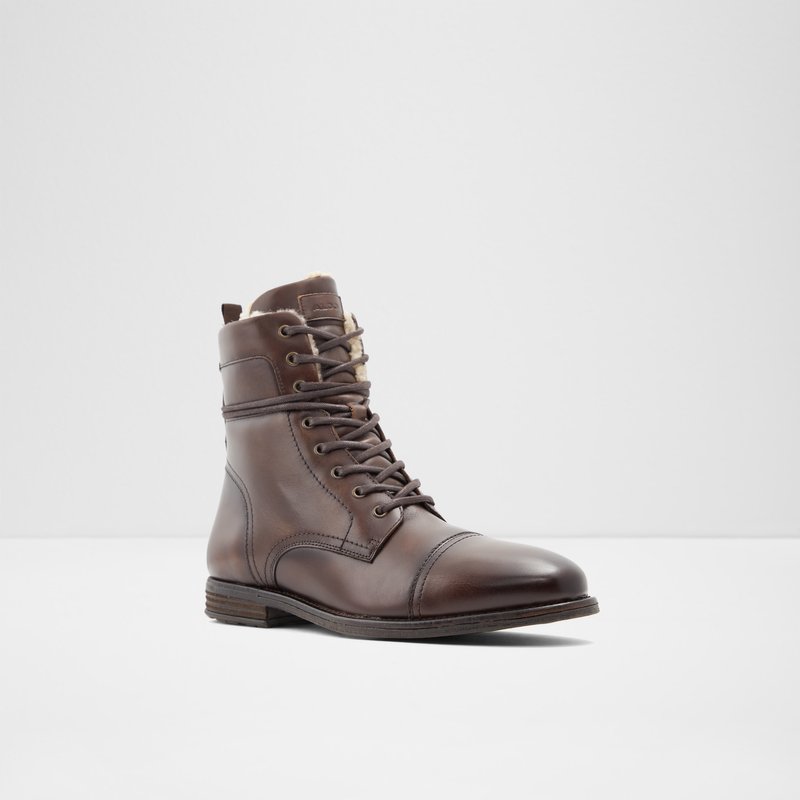 Men's Aldo Nevado Winter Boots Brown | 4301-AHBJT
