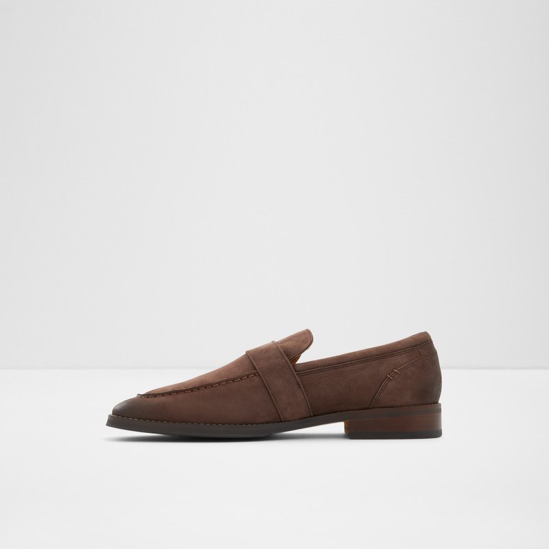Men's Aldo Nometnu Loafers Brown | 4876-ZEQPO