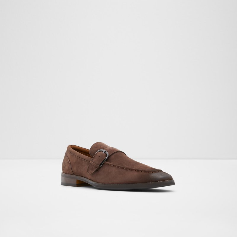 Men's Aldo Nometnu Loafers Brown | 4876-ZEQPO