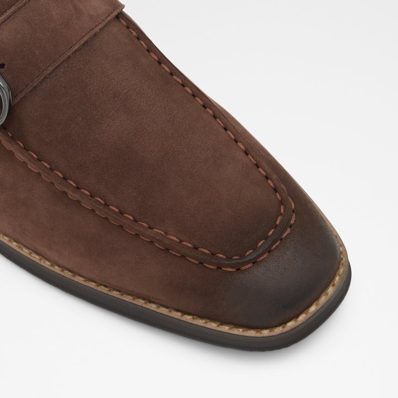 Men's Aldo Nometnu Loafers Brown | 4876-ZEQPO