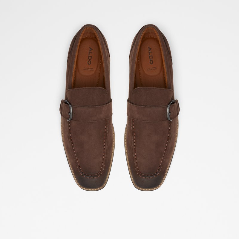 Men's Aldo Nometnu Loafers Brown | 4876-ZEQPO