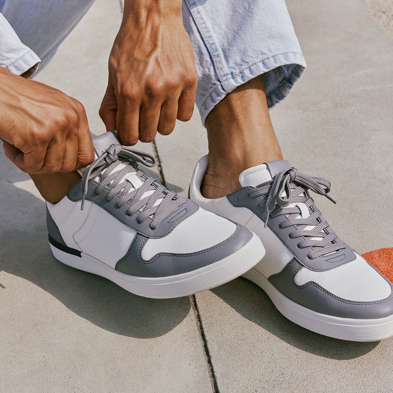 Men's Aldo Olicko Low Sneakers Grey | 5620-OYLWA