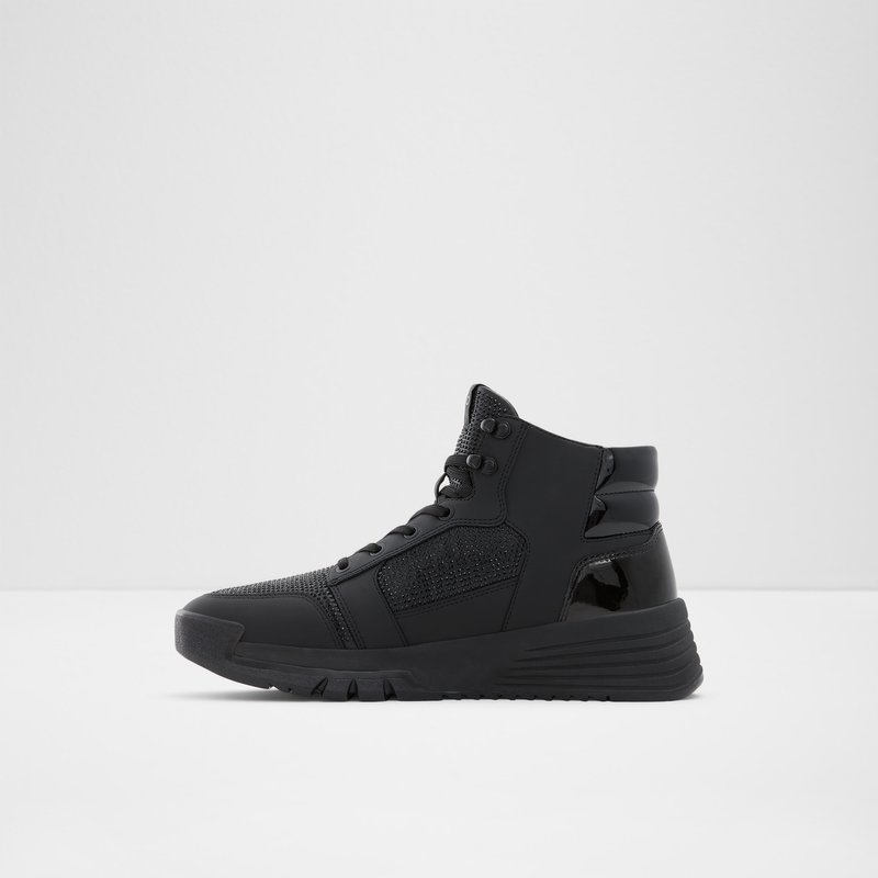 Men's Aldo Palladia High Sneakers Black | 9014-NTHAM