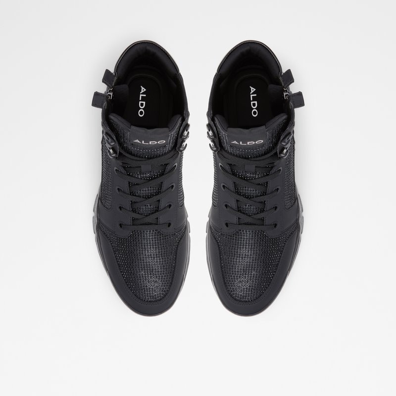Men's Aldo Palladia High Sneakers Black | 9014-NTHAM