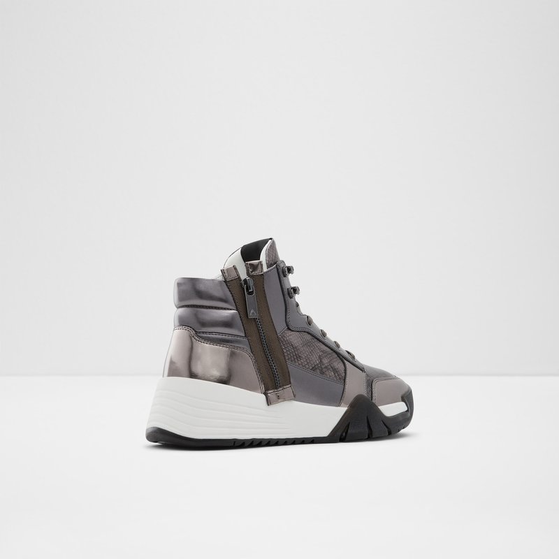 Men's Aldo Palladia High Sneakers Pewter | 2105-IZNMG