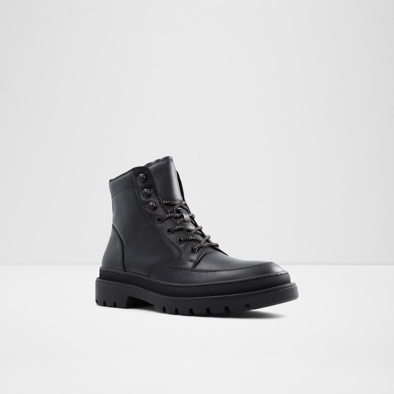 Men's Aldo Peak Lace Up Boots Black | 5470-UHKPO