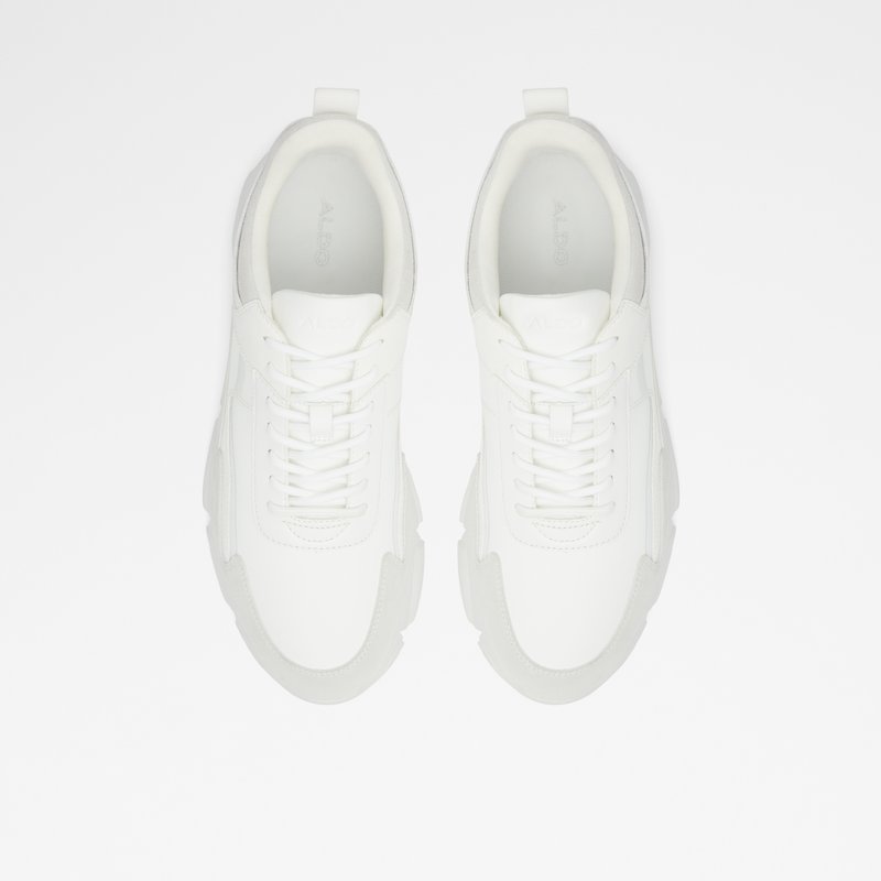 Men's Aldo Pedros Athletic Sneakers White | 1358-GQBEI