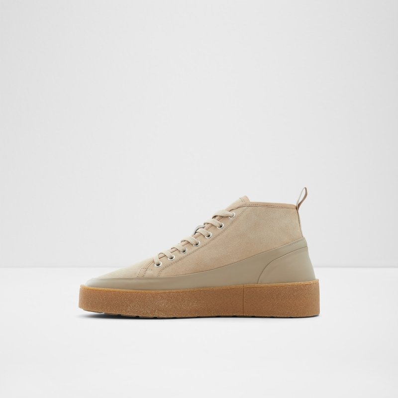Men's Aldo Peggyryan High Sneakers Light Beige | 3945-VAIHC