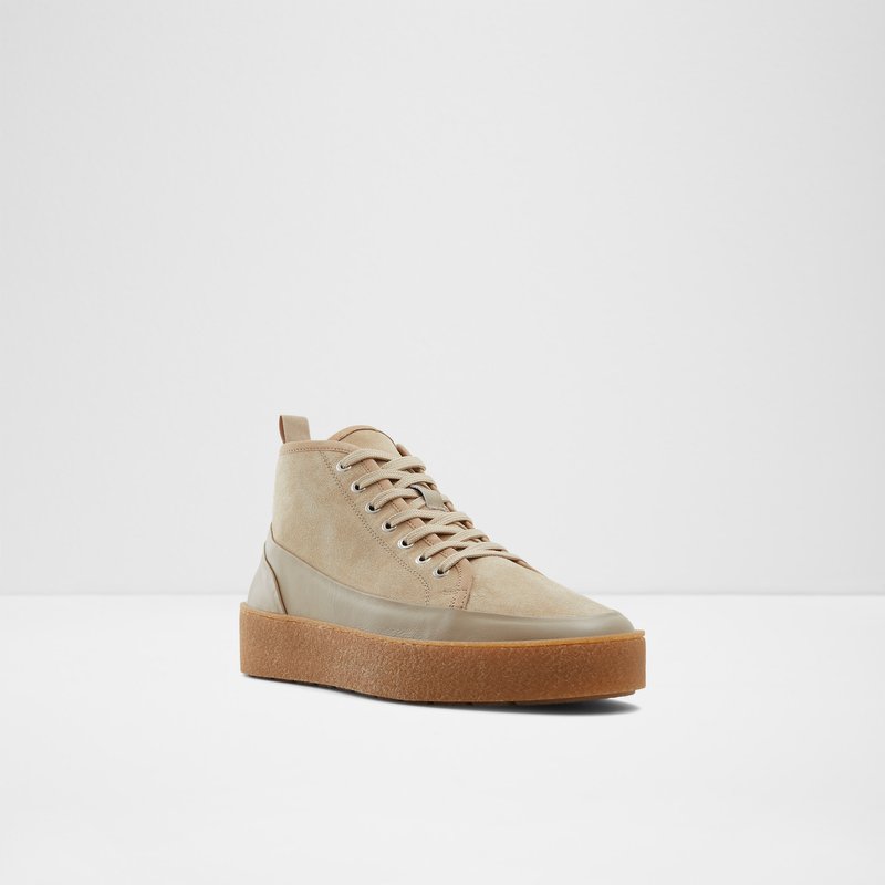 Men's Aldo Peggyryan High Sneakers Light Beige | 3945-VAIHC