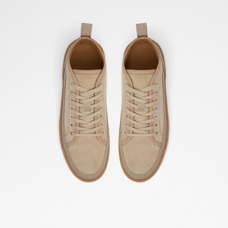 Men's Aldo Peggyryan High Sneakers Light Beige | 3945-VAIHC