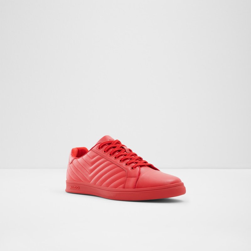 Men's Aldo Pelham Low Sneakers Red | 2643-CKLMA