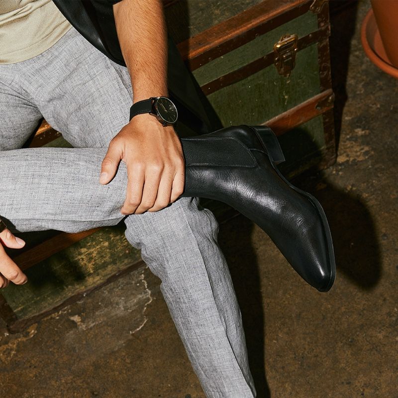 Men's Aldo Phayao Chelsea Boots Black | 1860-BKCFV