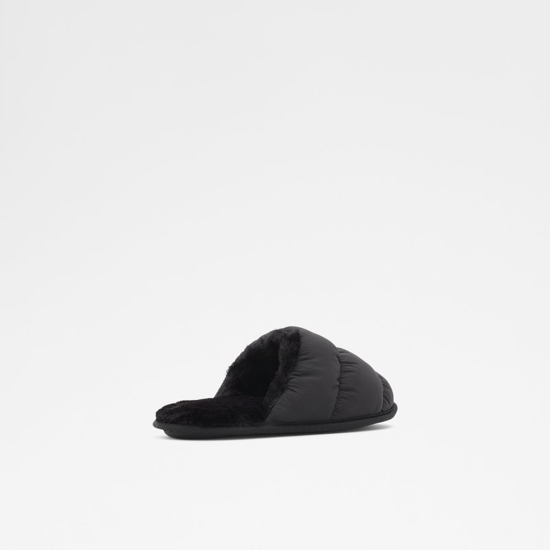 Men's Aldo Puffersnug Slippers Black | 4619-TFCSY