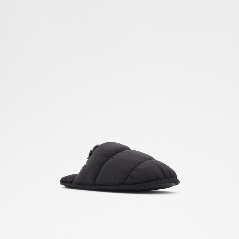 Men's Aldo Puffersnug Slippers Black | 4619-TFCSY