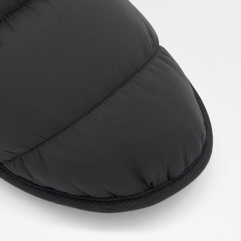 Men's Aldo Puffersnug Slippers Black | 4619-TFCSY