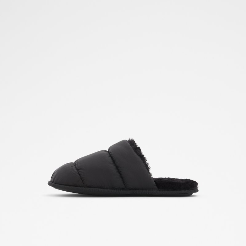 Men's Aldo Puffersnugg Slippers Black | 0154-HTAYL