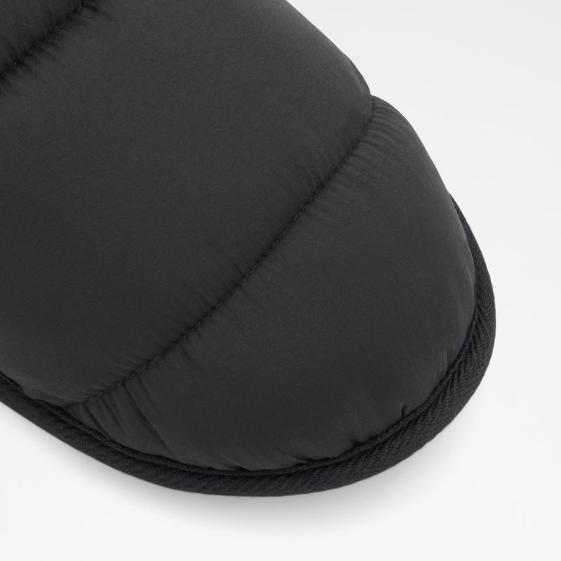 Men's Aldo Puffersnugg Slippers Black | 0154-HTAYL