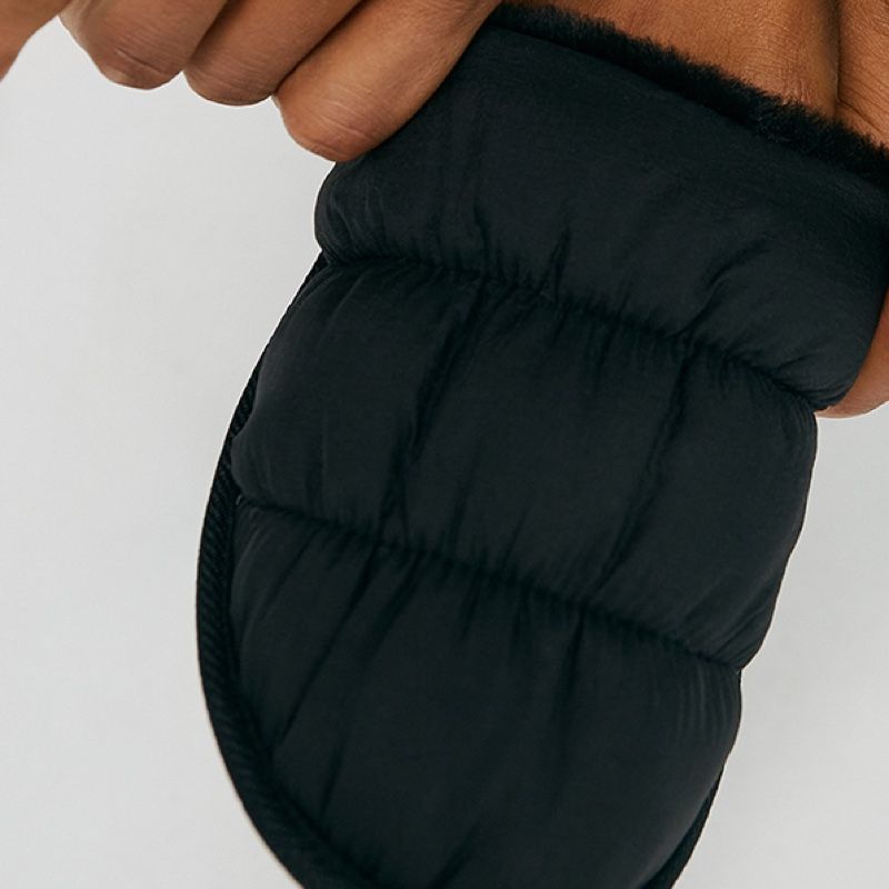 Men's Aldo Puffersnugg Slippers Black | 0154-HTAYL