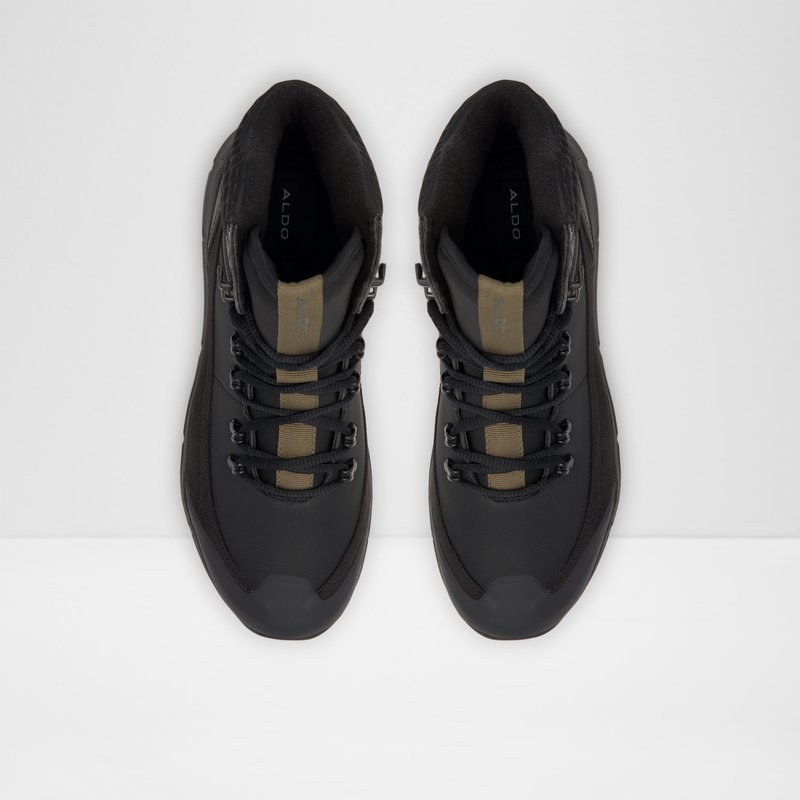 Men's Aldo Qorethien Lace Up Boots Black | 7492-UXGVN