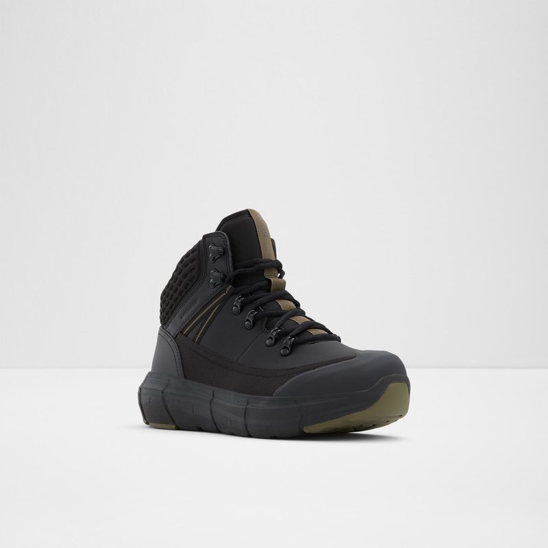 Men's Aldo Qorethien Lace Up Boots Black | 7492-UXGVN