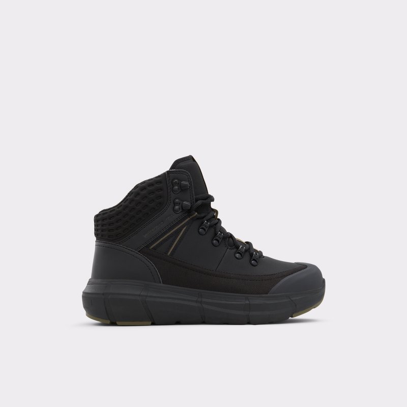 Men\'s Aldo Qorethien Lace Up Boots Black | 7492-UXGVN