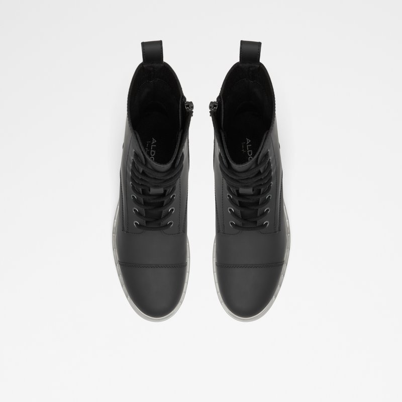 Men's Aldo Reily Lace Up Boots Black | 5941-XRFBM