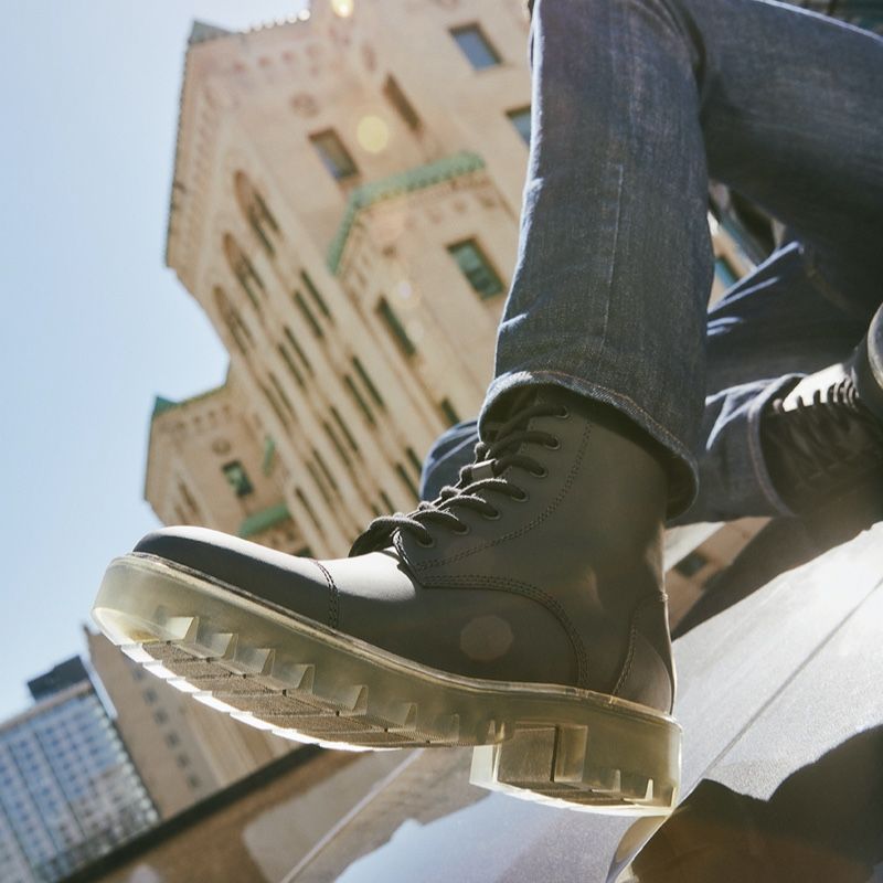Men's Aldo Reily Lace Up Boots Black | 5941-XRFBM