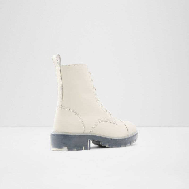 Men's Aldo Reily Lace Up Boots White | 3458-UVPDN