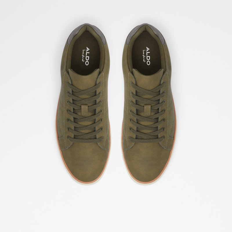 Men's Aldo Rex Low Sneakers Khaki | 9526-ZBKYU