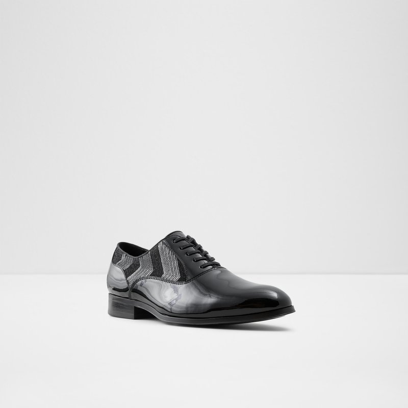 Men's Aldo Ridge Dress Shoes Black | 6319-RWOZI