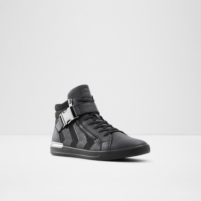Men's Aldo Roger High Sneakers Black | 4531-PQLDW