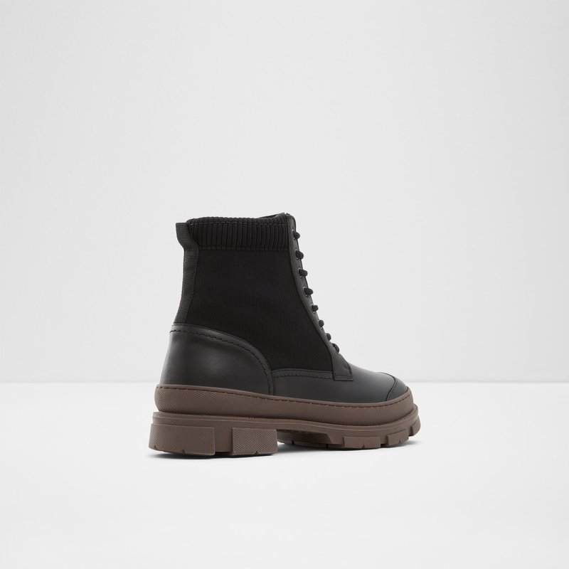Men's Aldo Rove Lace Up Boots Black | 0468-IFYHT