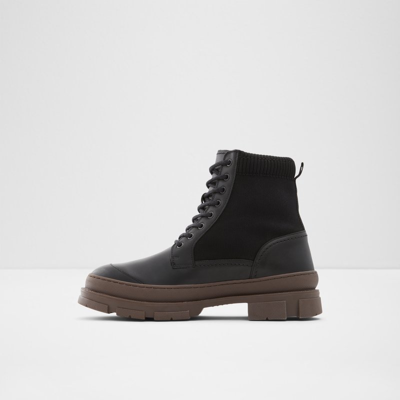 Men's Aldo Rove Lace Up Boots Black | 0468-IFYHT
