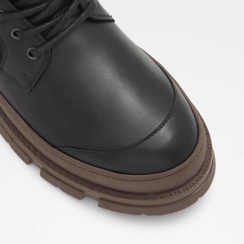 Men's Aldo Rove Lace Up Boots Black | 0468-IFYHT