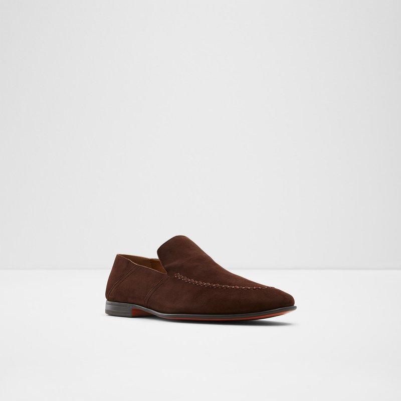 Men's Aldo Salaman Loafers Brown | 5107-AKYEU